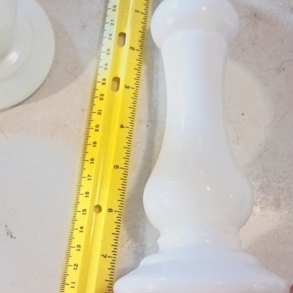 E.O. Brody milk white candel holders - Picture 9 of 10